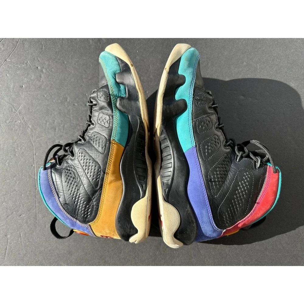 Air Jordan 9 Retro  GS DREAM IT DO IT Kids Shoes Size‎ 10 Youth Black Multicolor
